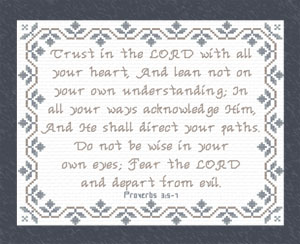 In All Your Ways Proverbs 3:5-7